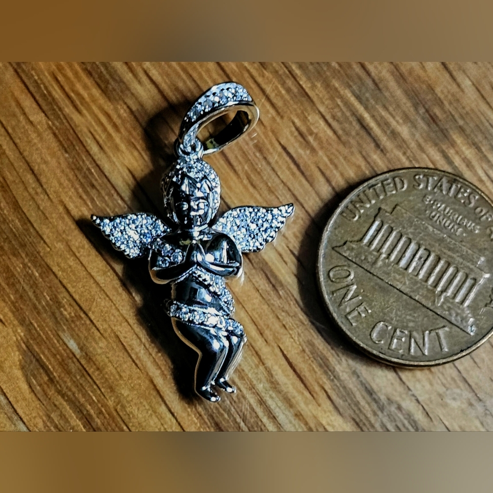 Silver angel pendant - Picture 2 of 4